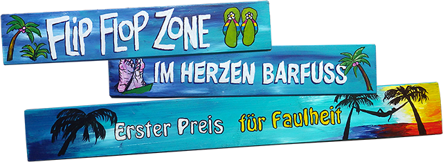 Flip-Flop-Zone, Im Herzen Barfuss, 1. Preis für Faulheit! :-)